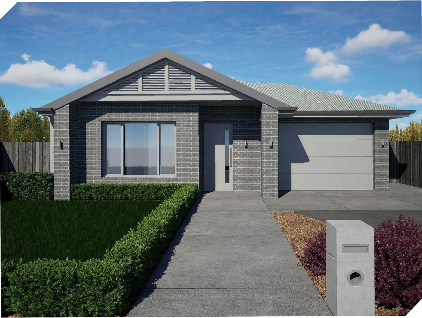 Front of the three participant SDA home in Pascoe Vale South