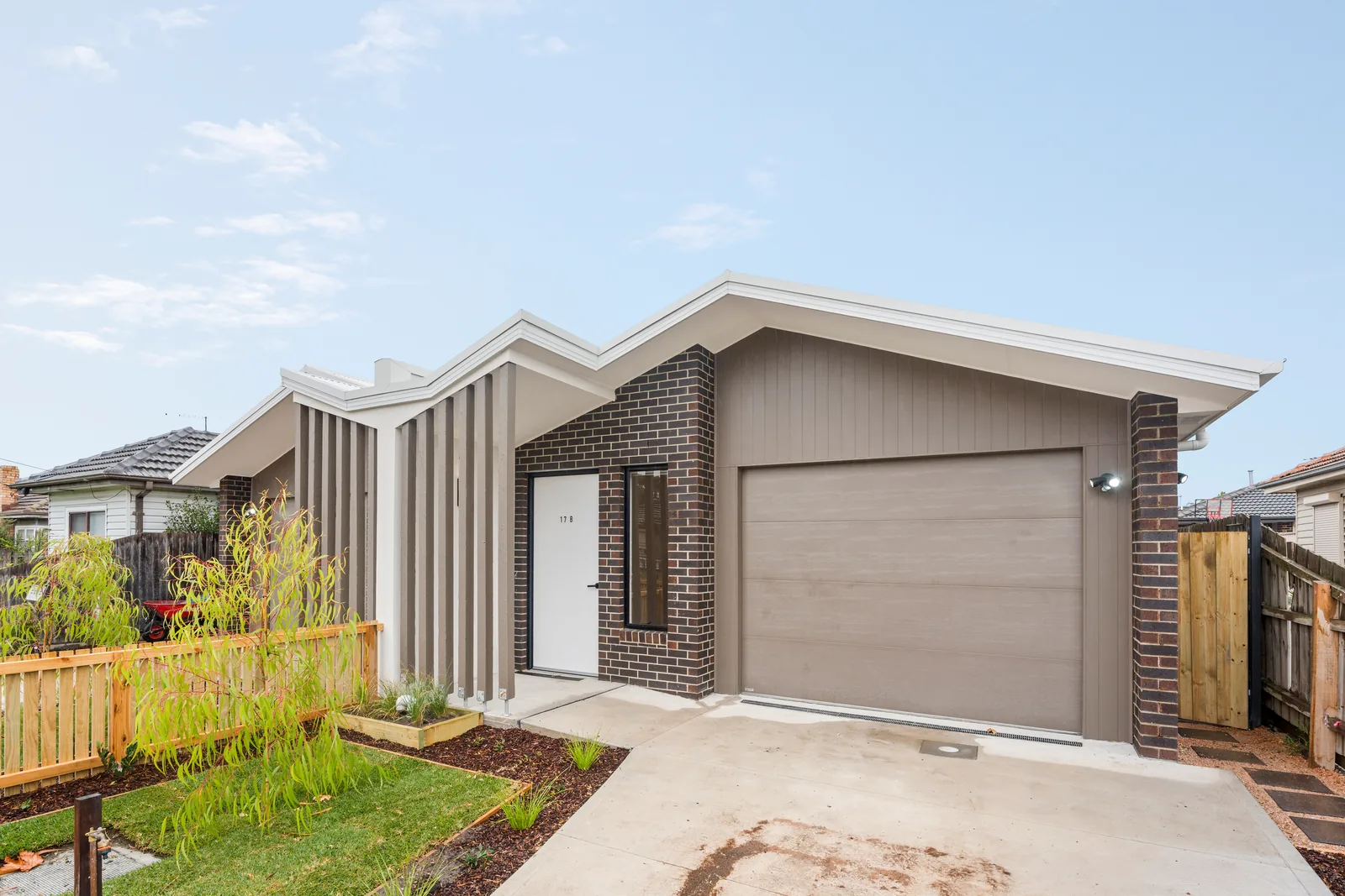 Front of the two participant SDA home in Sunshine North