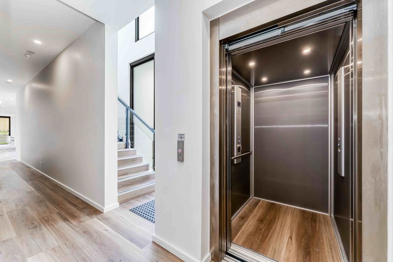 Lift access inside the building