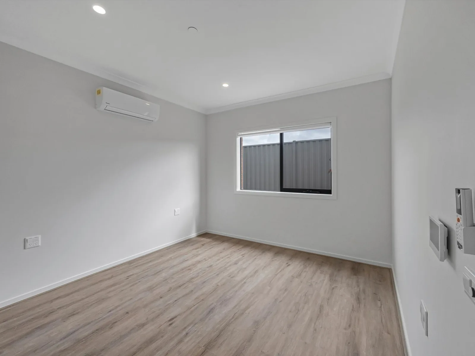 A bedroom in the Brunswick West home