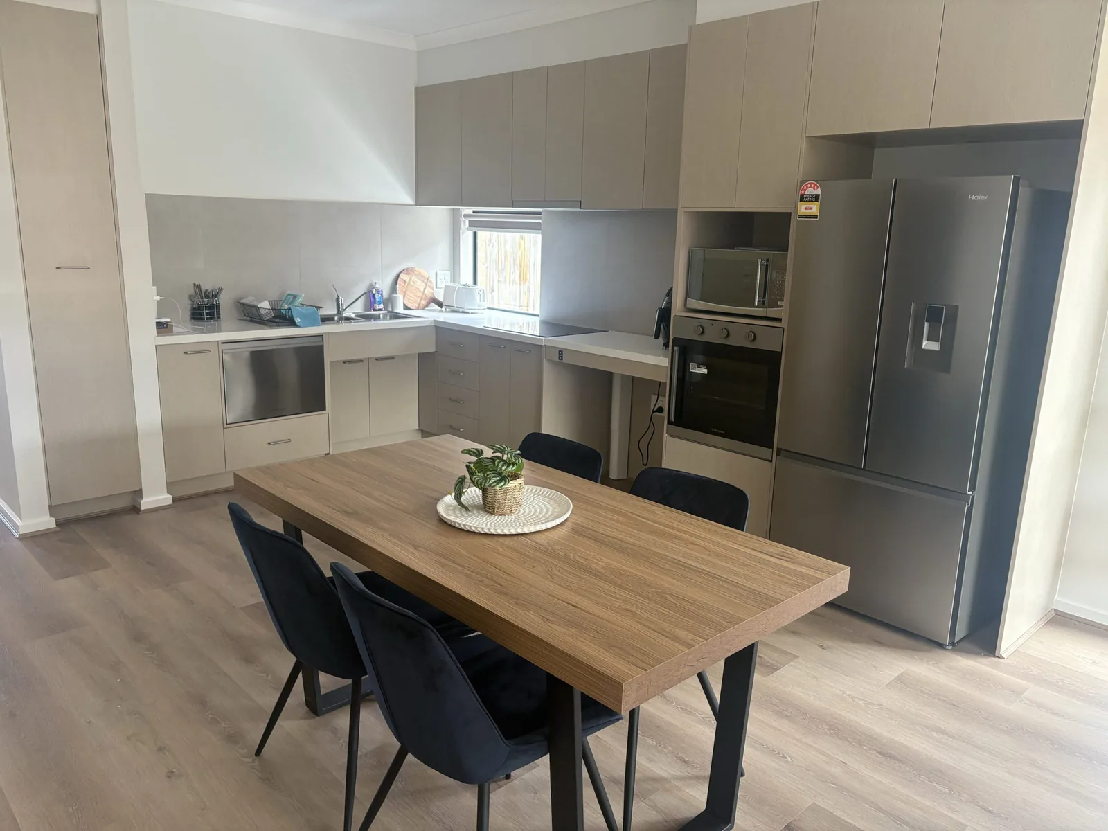 Kitchen and dining area