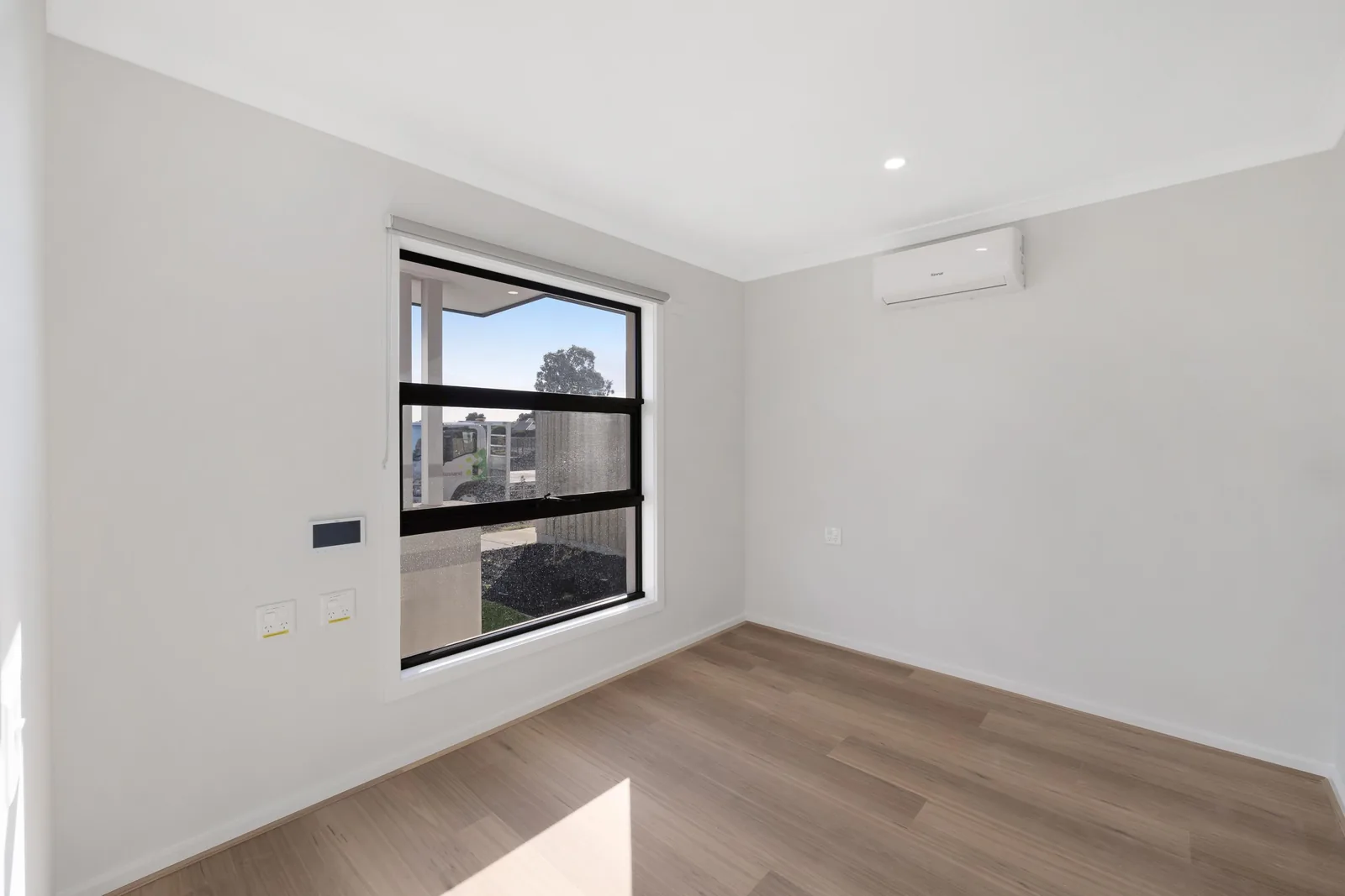 Participant bedroom with built in robe
