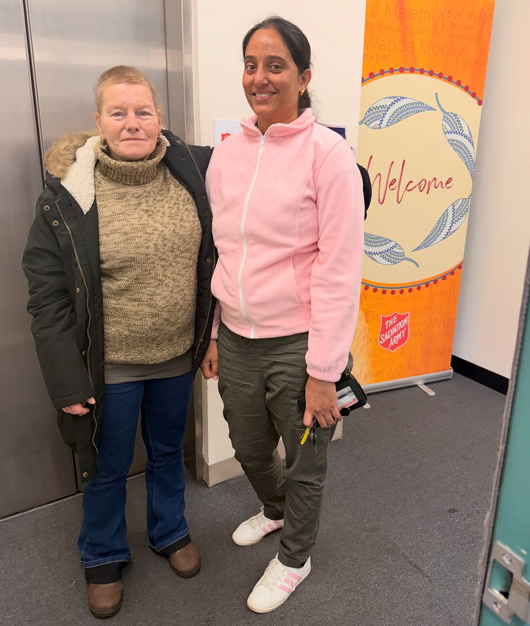 Resilient Life Care office staff welcoming a visitor at reception