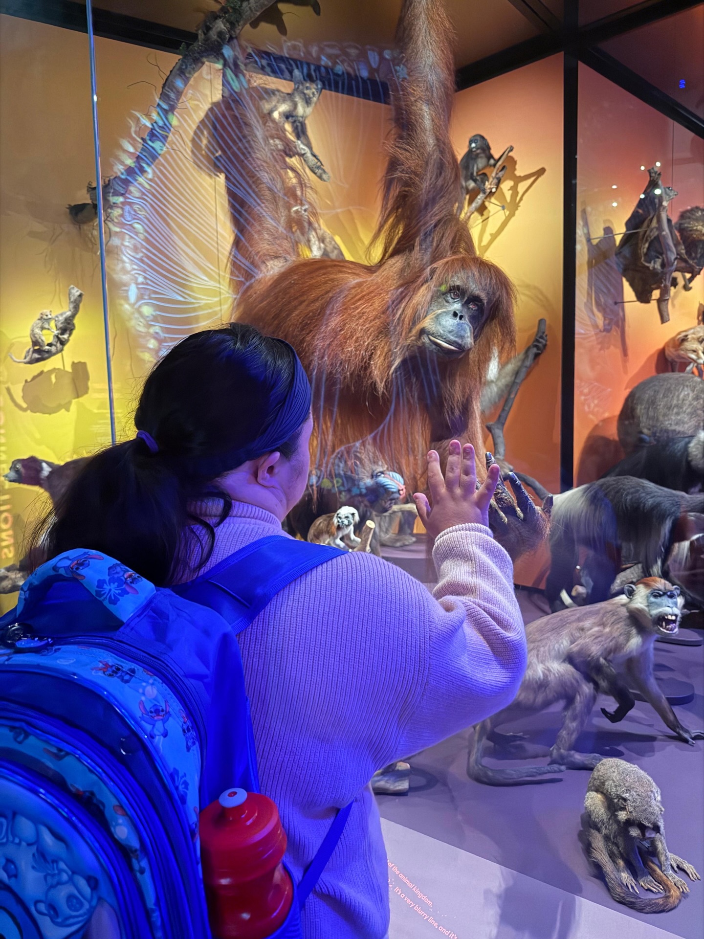 A participant on a museum visit