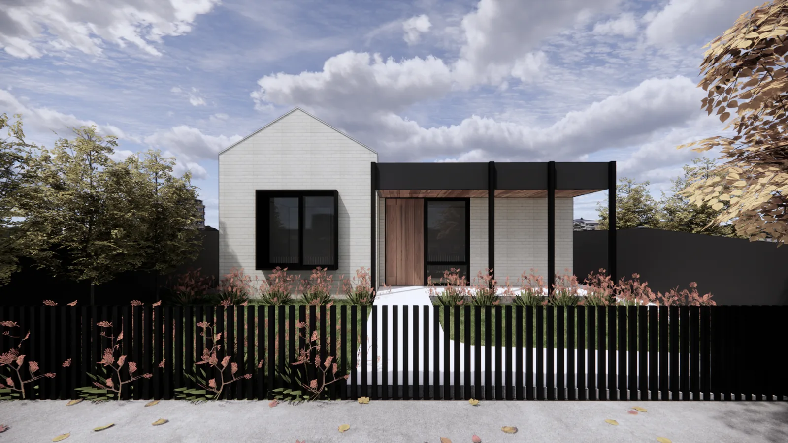 Artist's impression of the front of the SDA home in Brunswick West